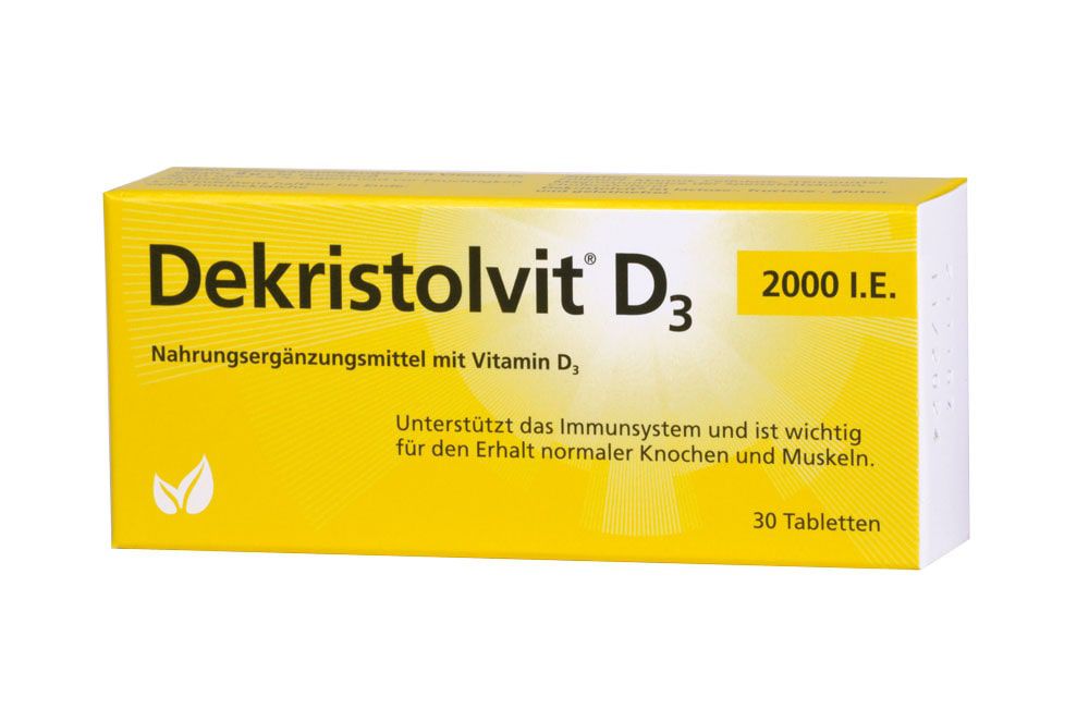 DEKRISTOLVIT D3 2000 I.E. Tabletten Verfall 11 / 2024