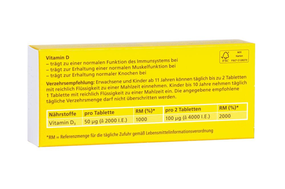 DEKRISTOLVIT D3 2000 I.E. Tabletten Verfall 11 / 2024