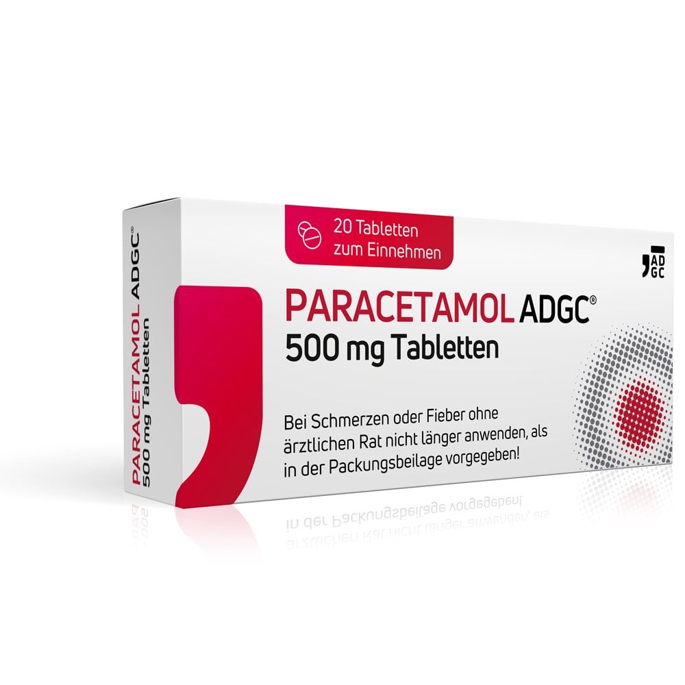 PARACETAMOL ADGC 500 mg Tabletten