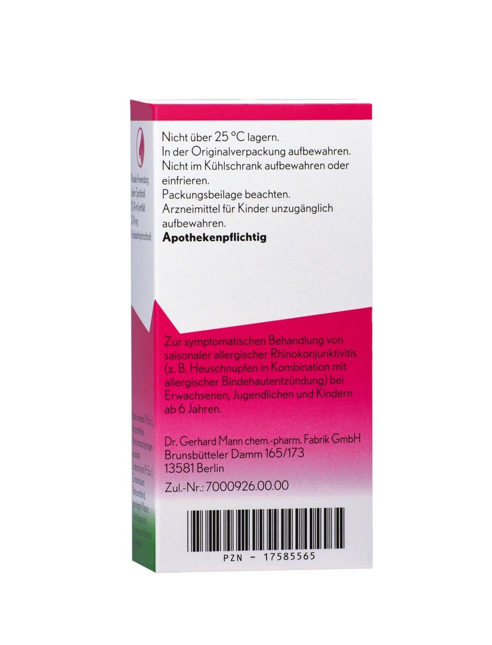 VIVIDRIN Azelastin Kombip. 0,5mg/ml ATR+1mg/ml NAS