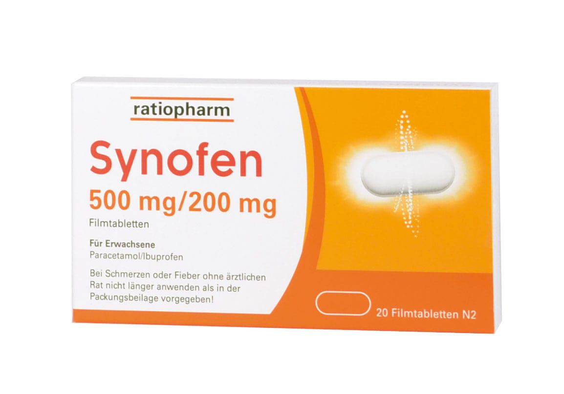 SYNOFEN 500 mg/200 mg Filmtabletten