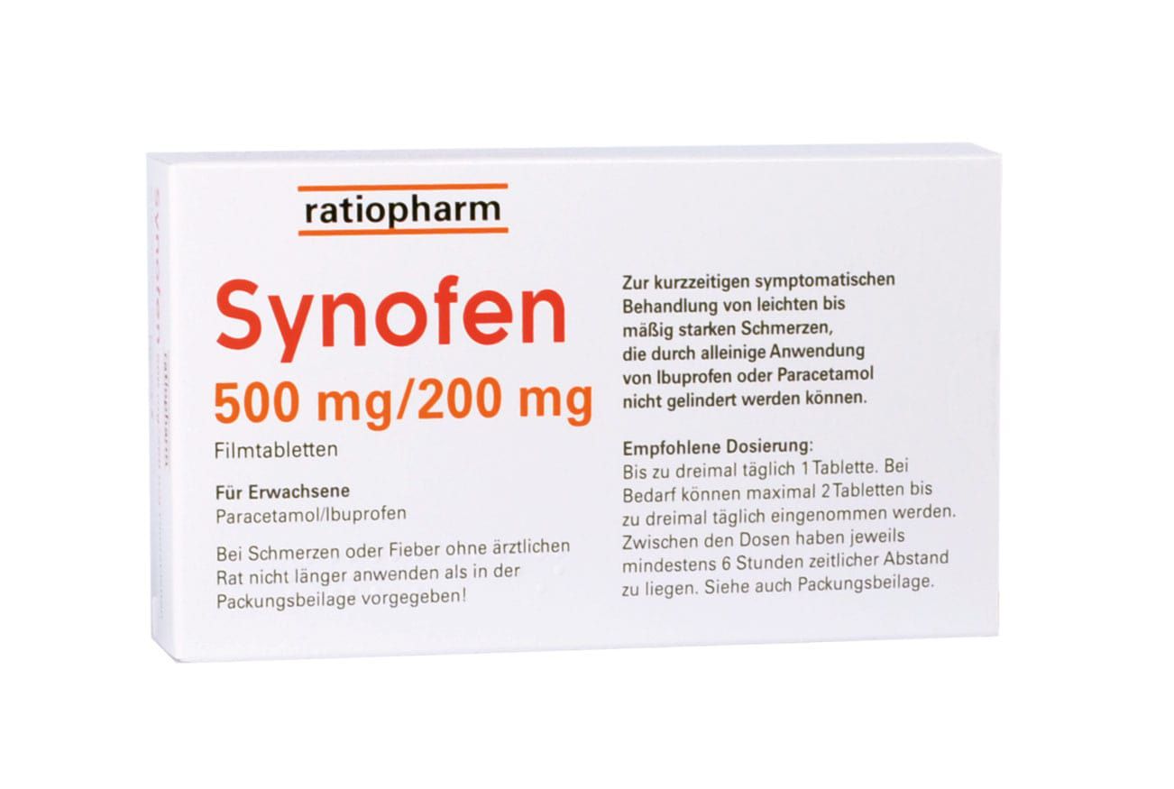 SYNOFEN 500 mg/200 mg Filmtabletten