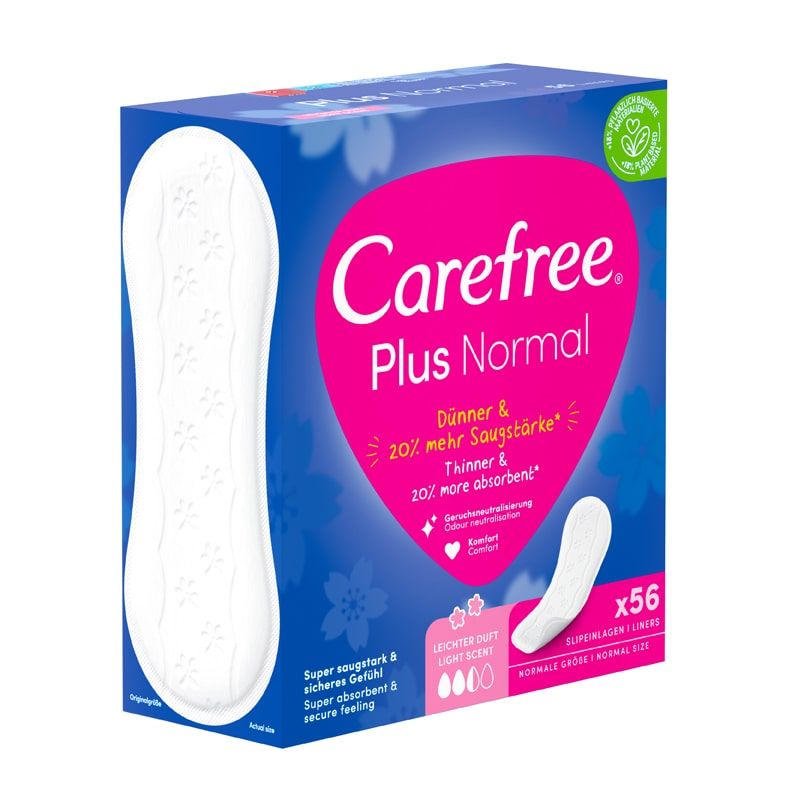 CAREFREE plus Normal light scent Slipeinlage