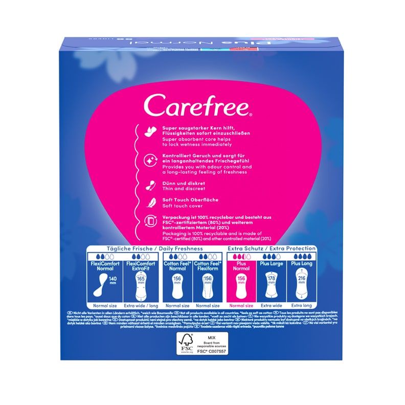 CAREFREE plus Normal light scent Slipeinlage