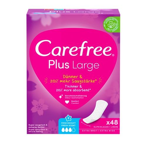 CAREFREE plus large fresh Slipeinlage