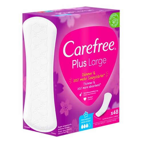 CAREFREE plus large fresh Slipeinlage