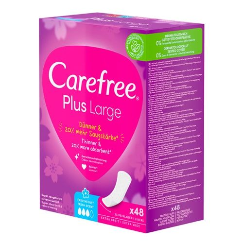 CAREFREE plus large fresh Slipeinlage