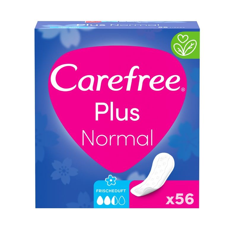 CAREFREE plus Normal fresh scent Slipeinlage