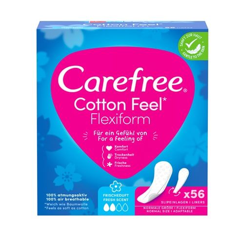 CAREFREE Cotton Feel flexibel fresh scent Slipeinl