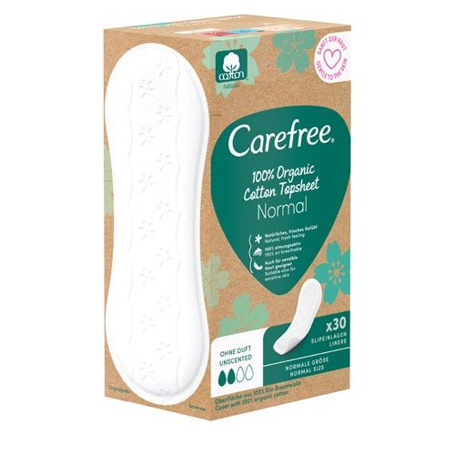 CAREFREE Organic Cotton Normal unscented Slipeinl.